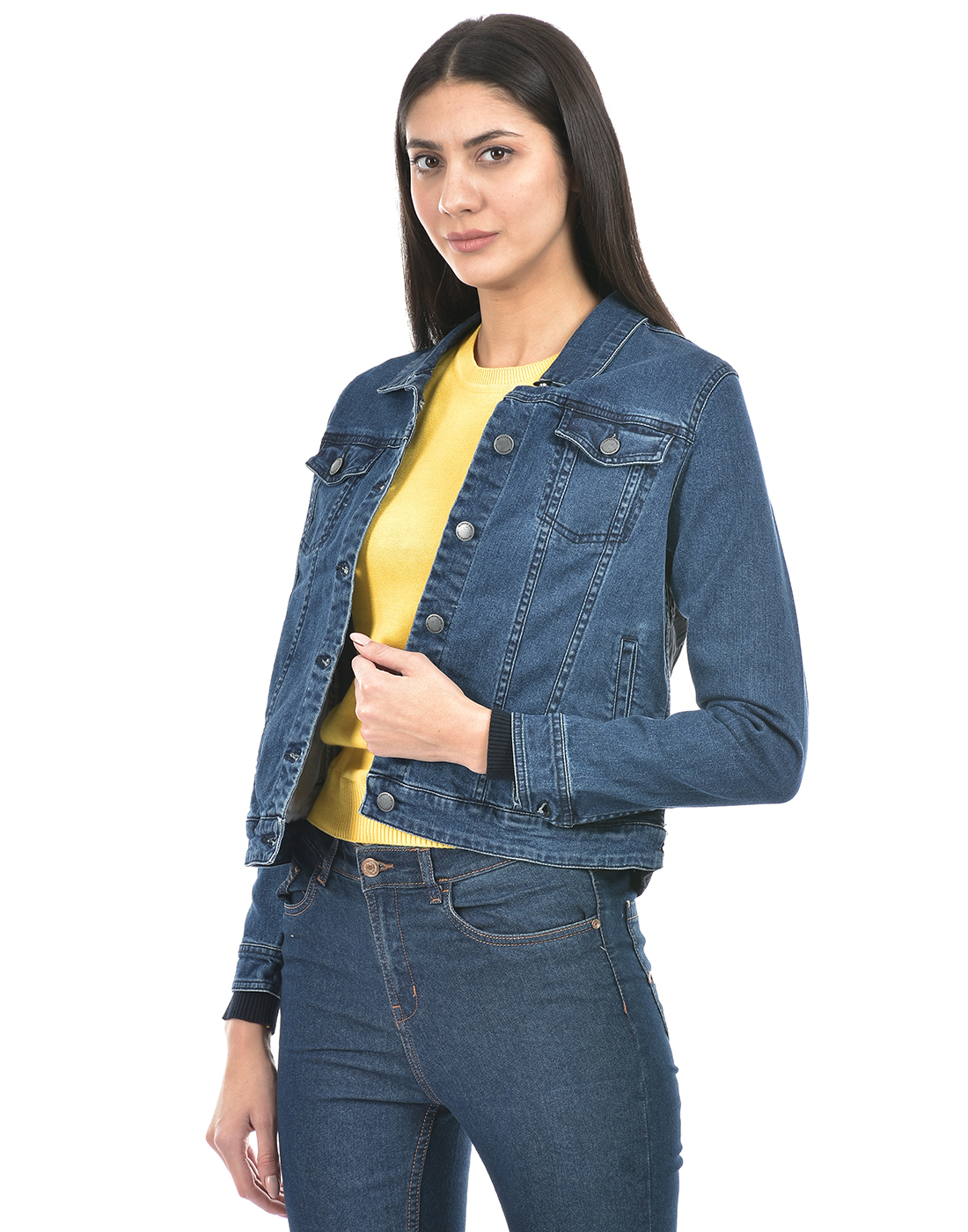 Numero Uno Women Solid Blue Jacket